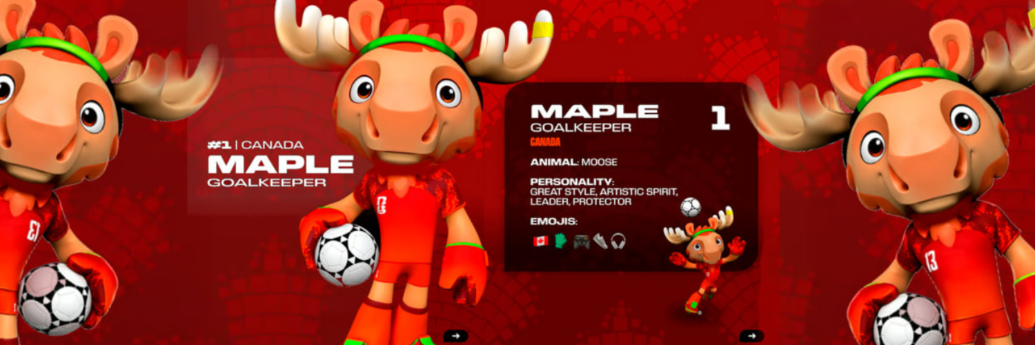 Maple the Moose - Goalkeeper, Canada